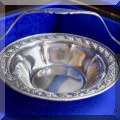S02. Gorham sterling silver basket. 